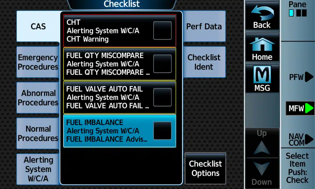CAS linked messaging