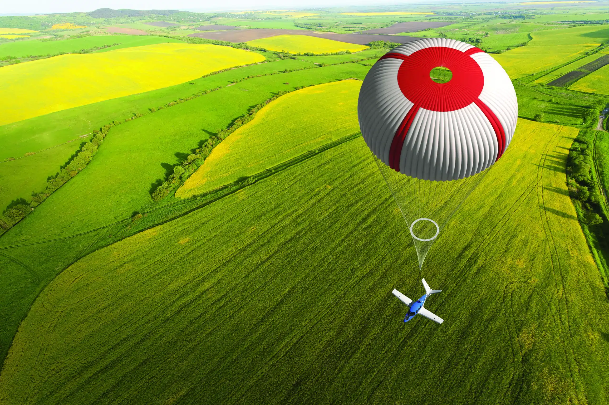 Vision Jet with parachute