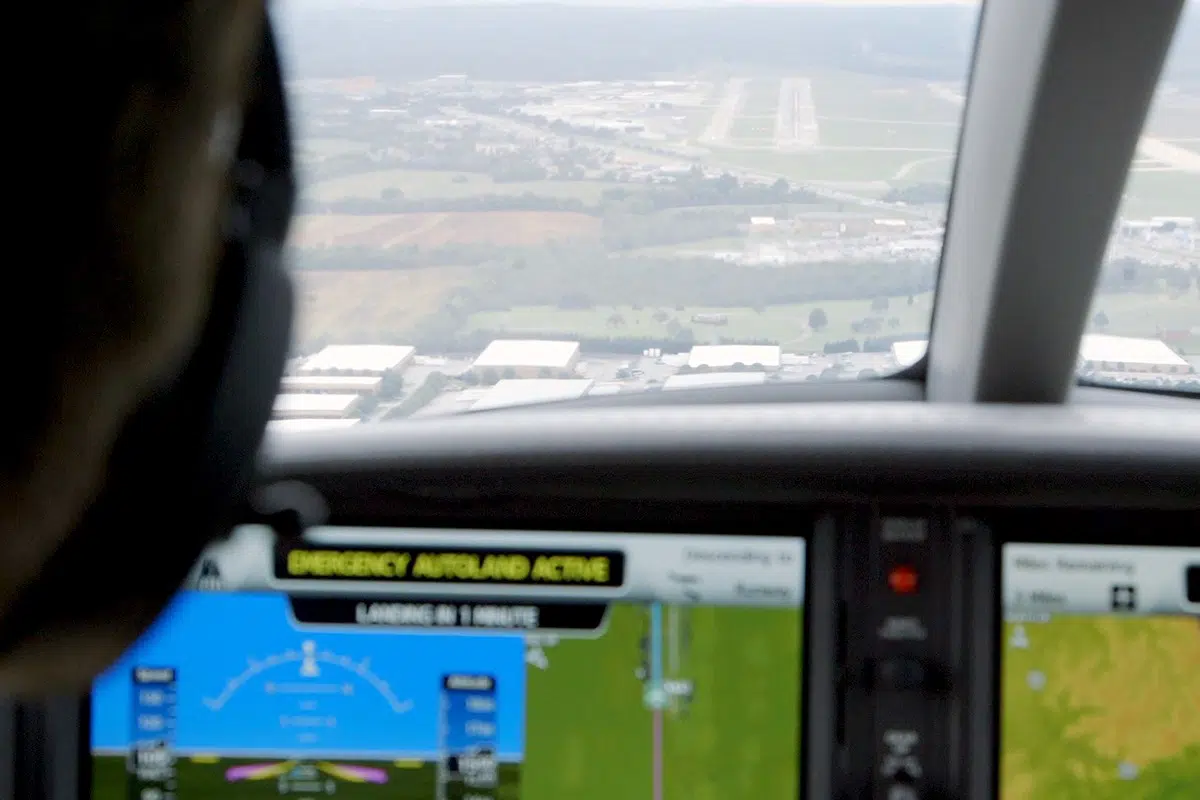 Field Demonstration of Safe Return Emergency Autoland